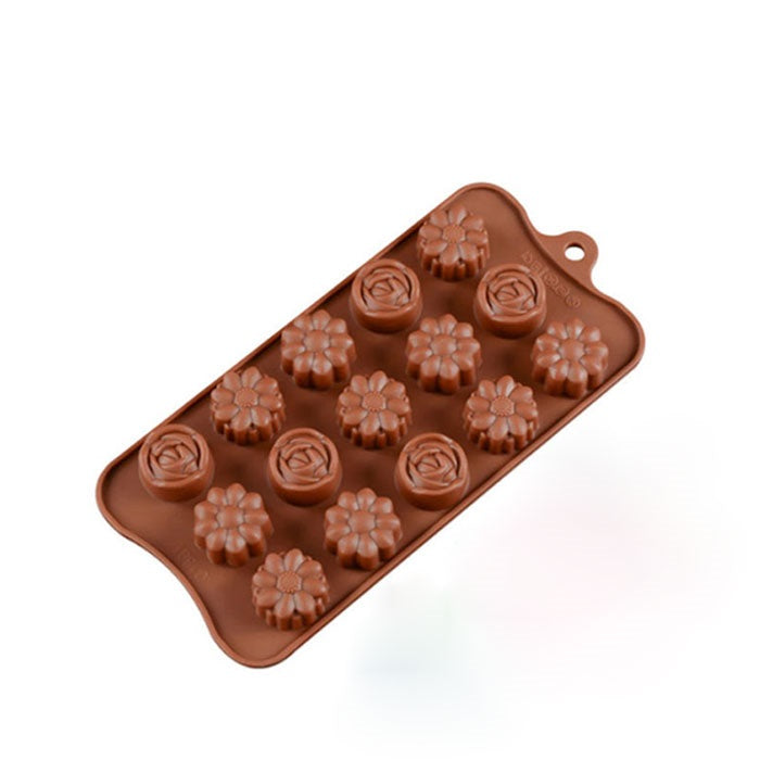 Silicone Chocolate Brown Love Heart Mold Gift Box