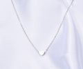 Electroplating 18K rose gold Valentine girlfriend love heart-shaped Rose Gold Pendant Necklace titanium collar