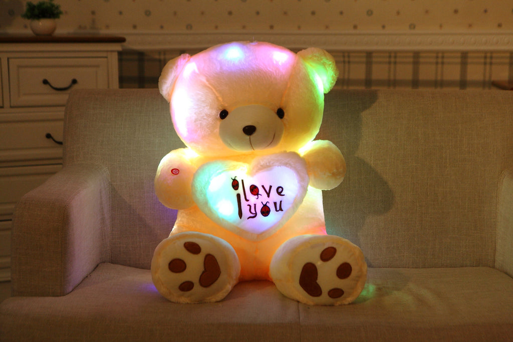 Children's Love Teddy Bear Valentine's Day Music Glowing Cuddle Bear