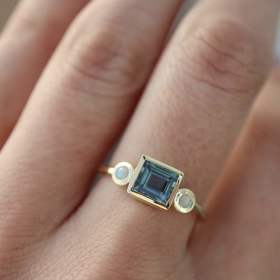 Women's Fashion Personalized Gemstone Ring