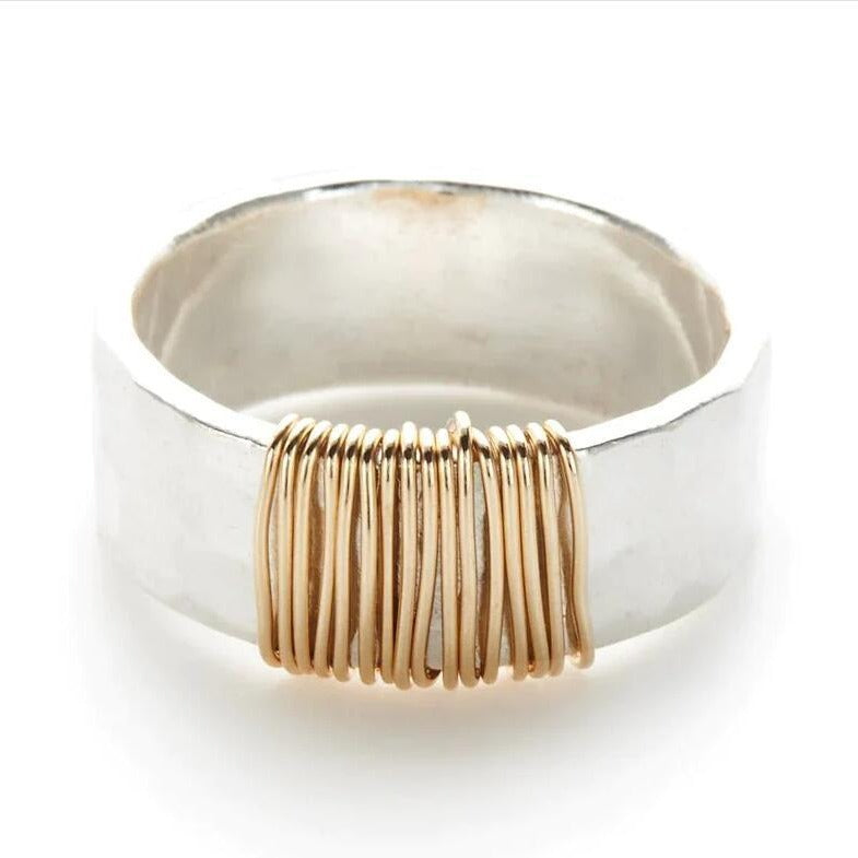 Geometric Simple Bracelet Wide Face Ring
