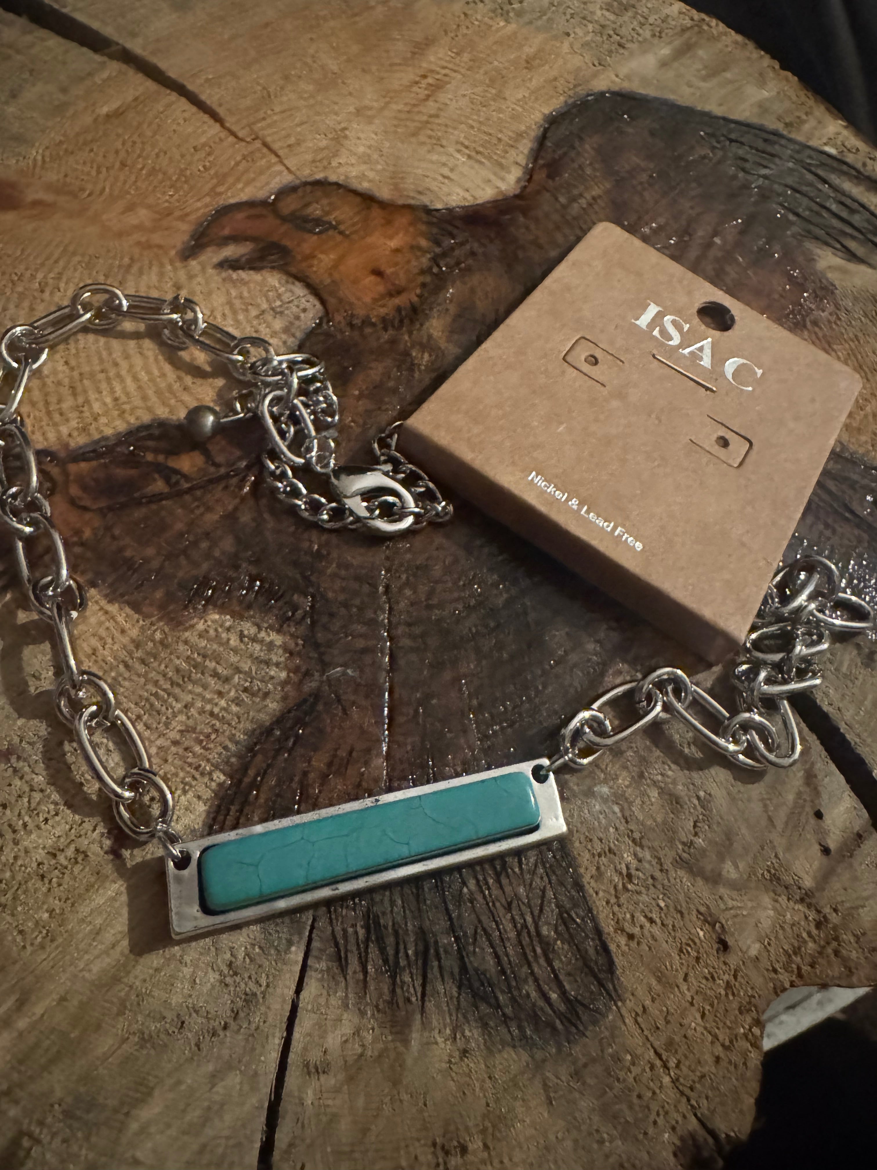 Bar Turquoise Necklace