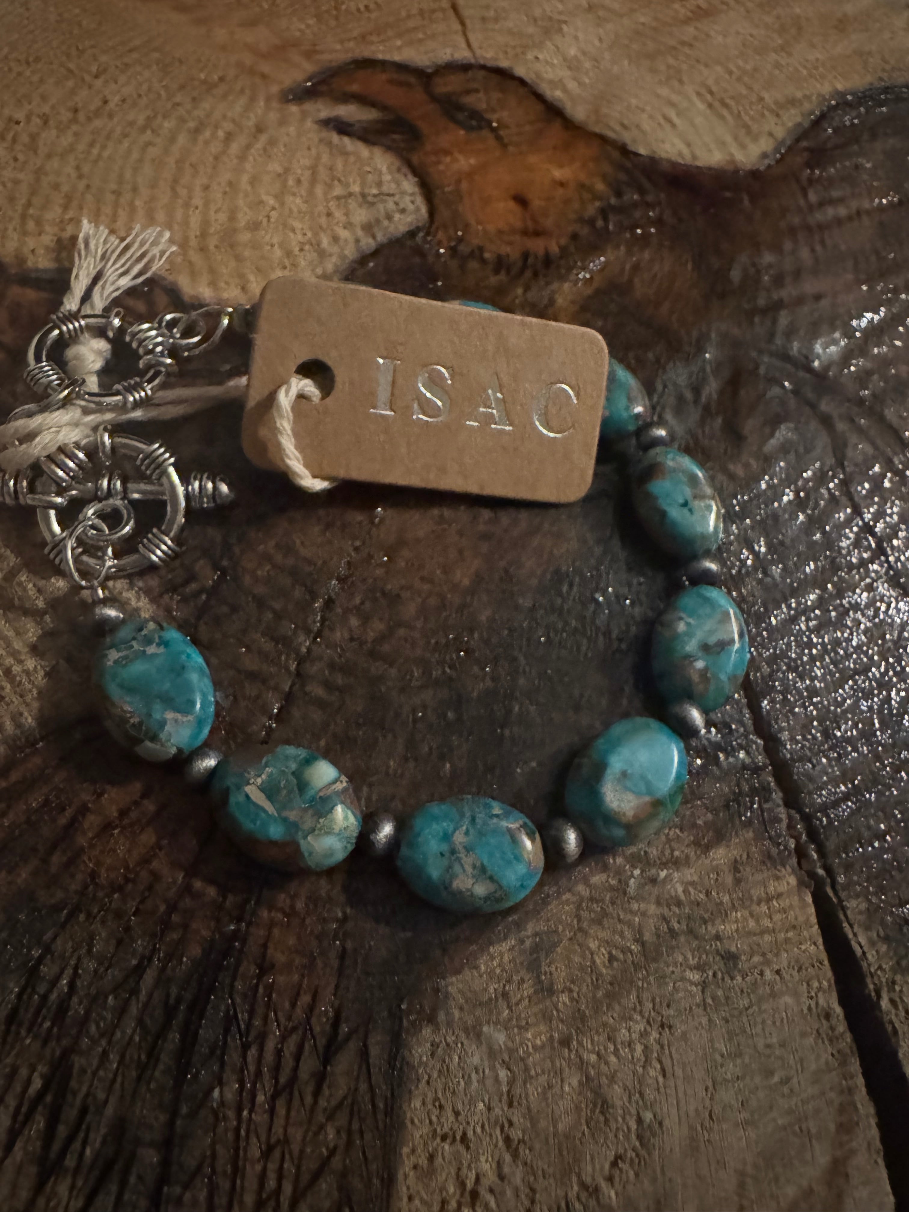 Handmade Oval Gemstone Bracelet