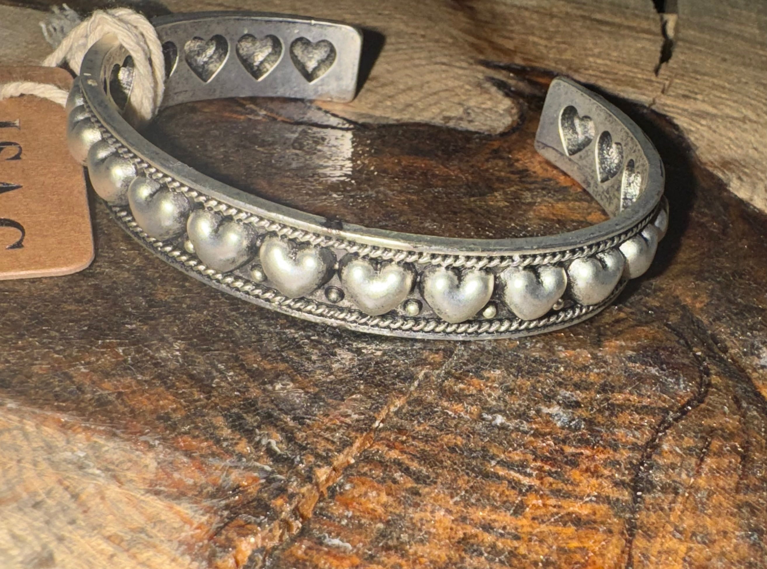 Boho Heart Cuff