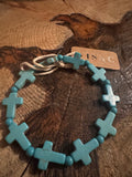 Handmade Cross Stretch bracelet