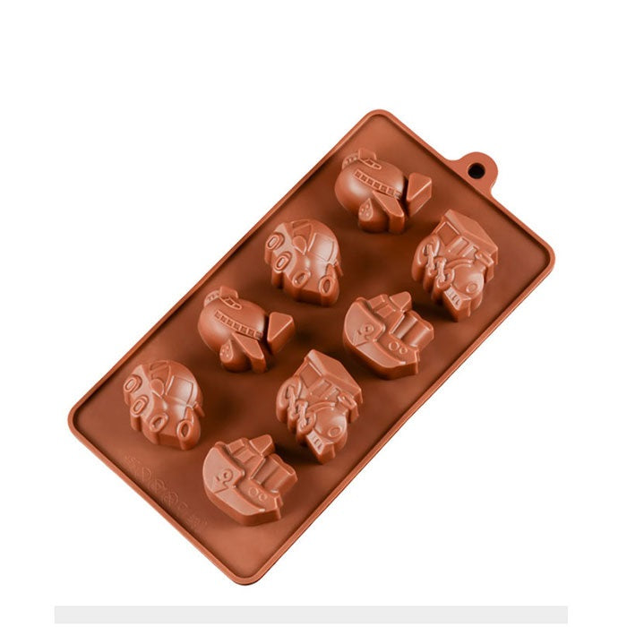 Silicone Chocolate Brown Love Heart Mold Gift Box