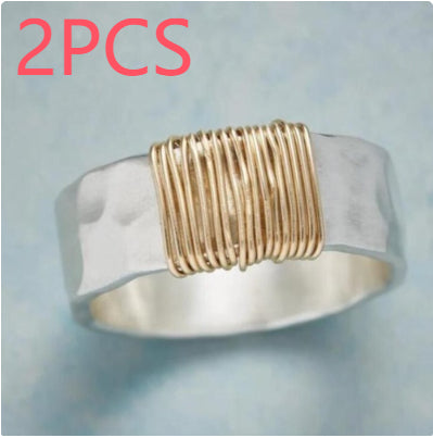 Geometric Simple Bracelet Wide Face Ring