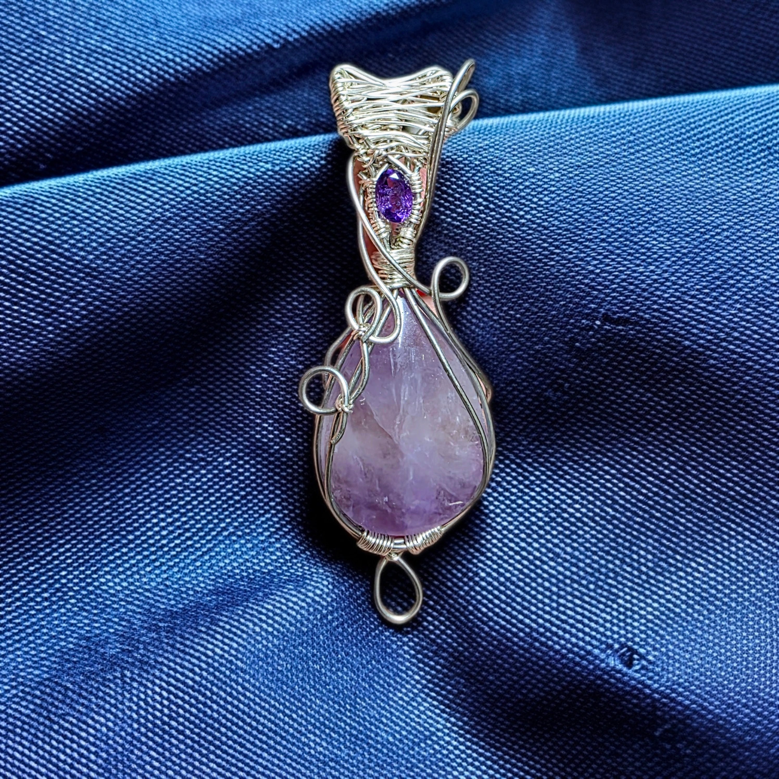 Discover the Enchantment of Purple Chalcedony & Amethyst