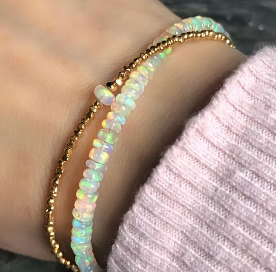 Luxurious Opal Elegance in Gold