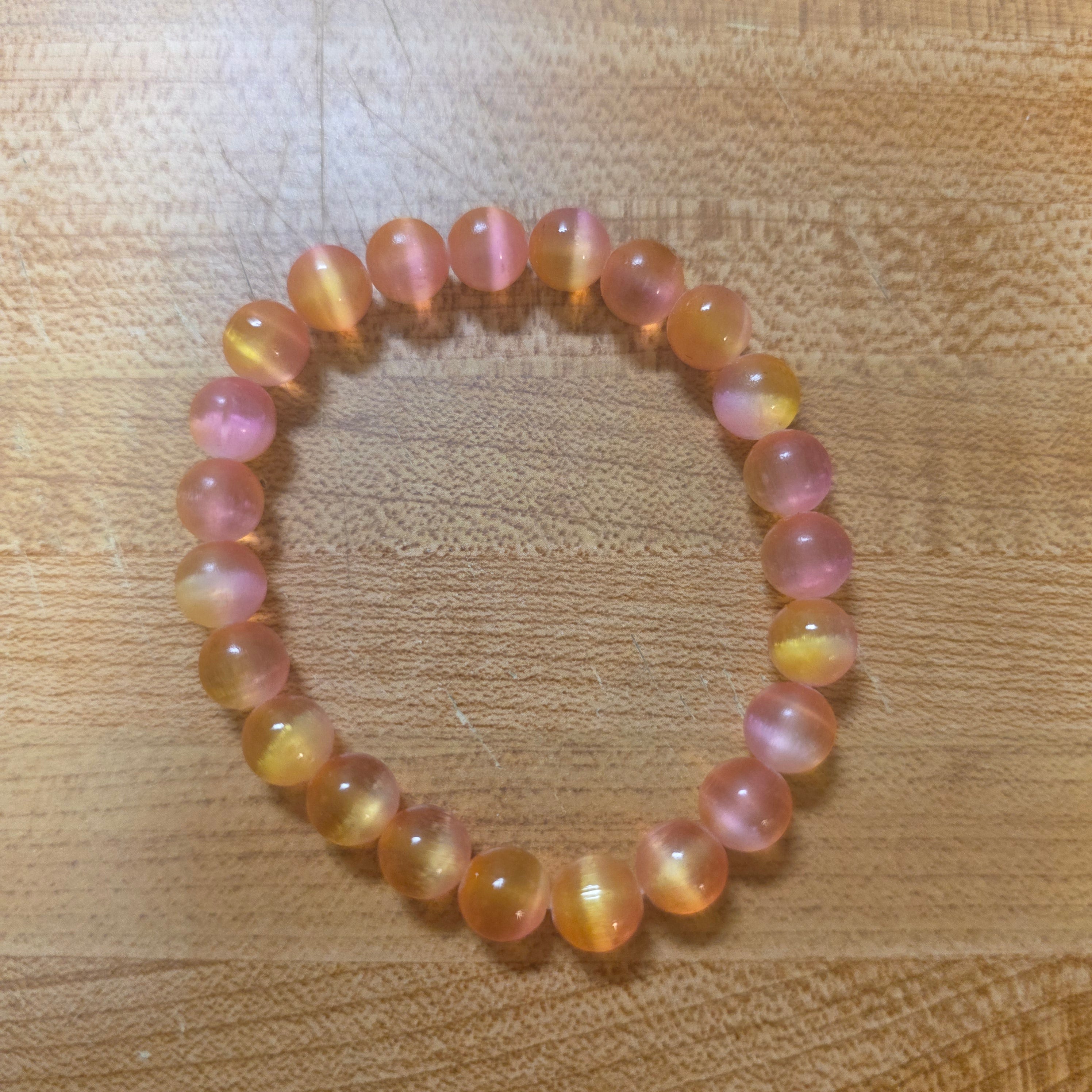 Rainbow Selenite Beads