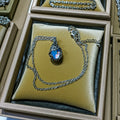 Ethereal Moonstone Elegance in Twisted Silver