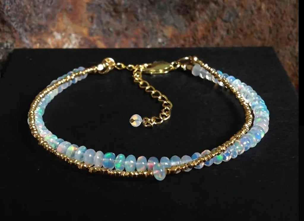 Luxurious Opal Elegance in Gold