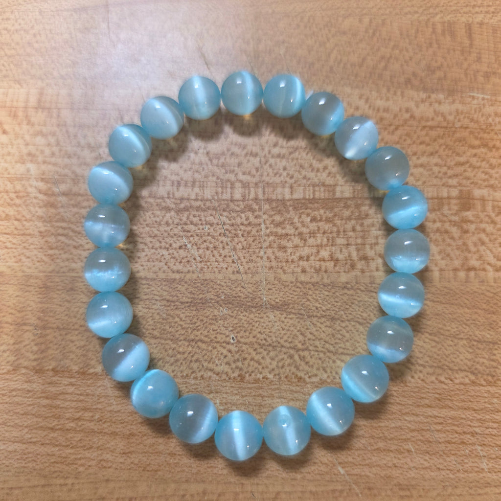 Rainbow selenite beads 🌈