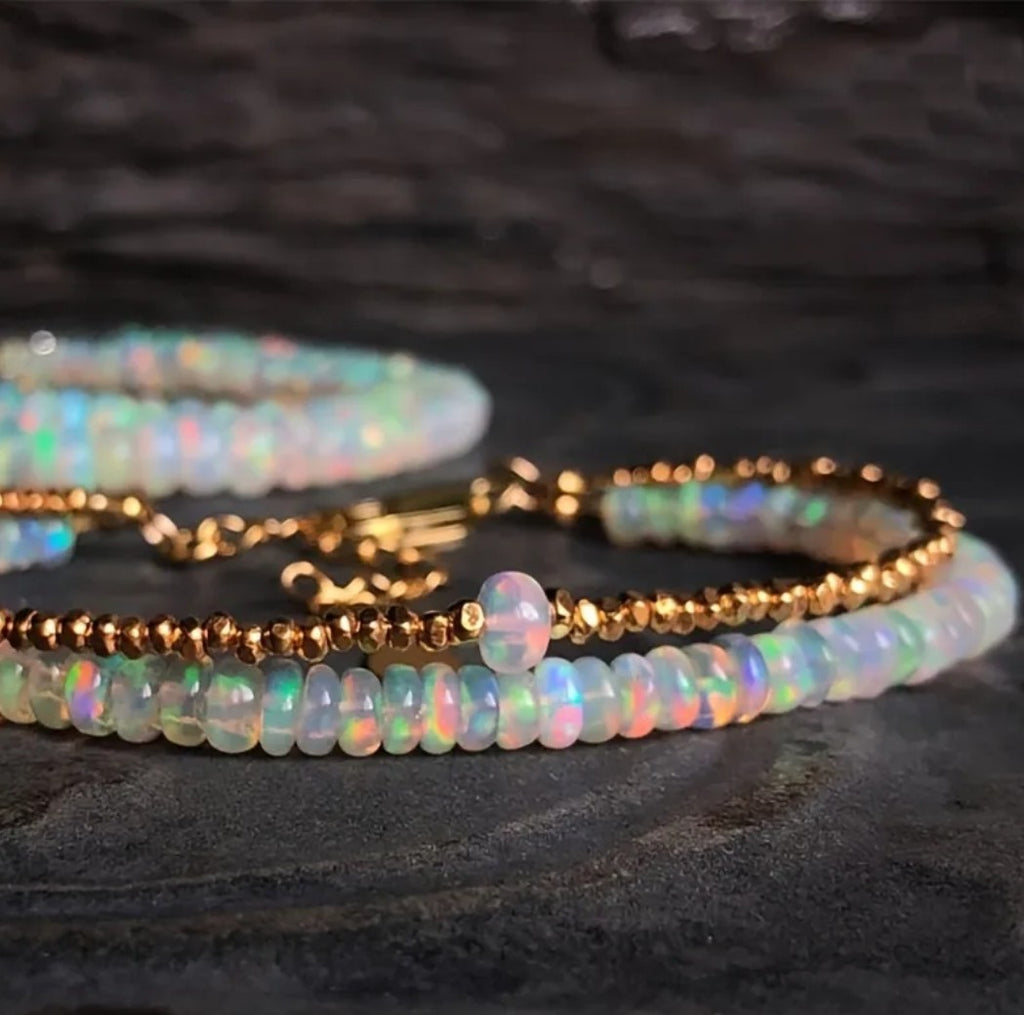 Luxurious Opal Elegance in Gold
