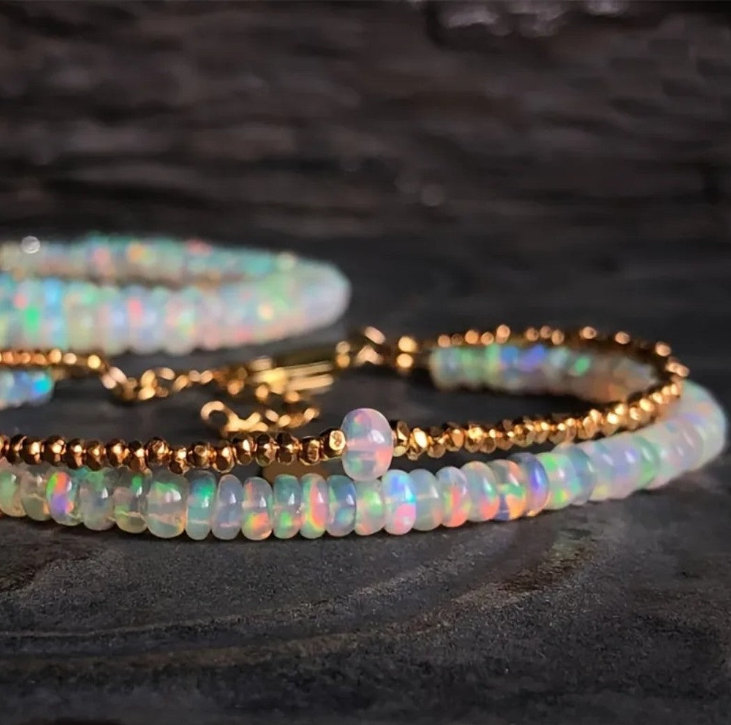 Luxurious Opal Elegance in Gold