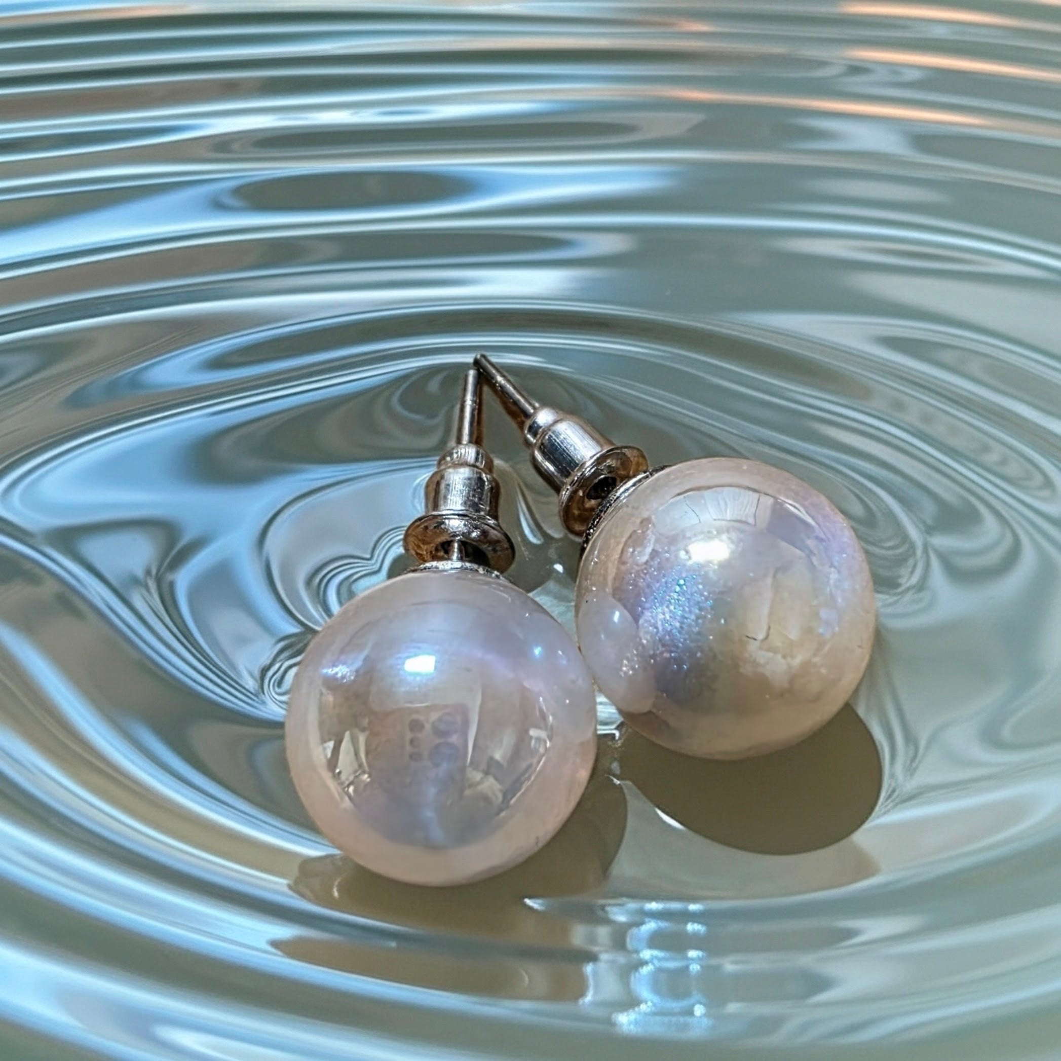 Mermaid Glow Pearl Earrings