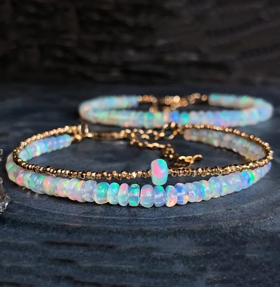 Luxurious Opal Elegance in Gold